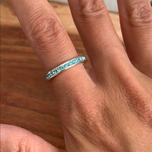 Apatite Glass Stone Ring